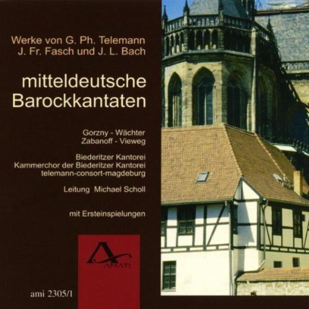Telemann / Scholl - Mitteldeutsche Barockkantaten  CD